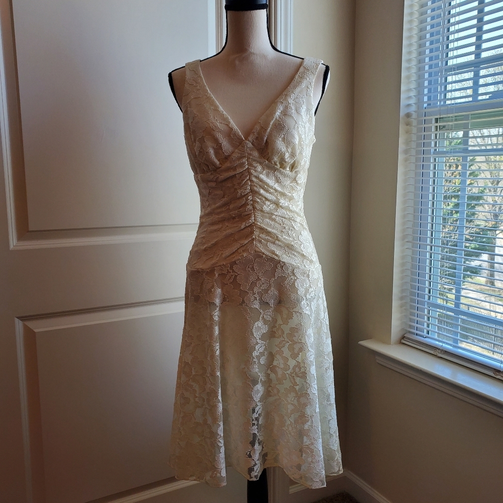 Lace, cream, sundress